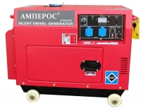 Дизельный генератор АМПЕРОС LDG7500S-3